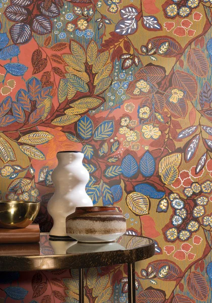 Casamance tapeet Belle De Nuit Garance/Cobalt