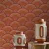 Casamance tapeet Otto Terre De Sienne