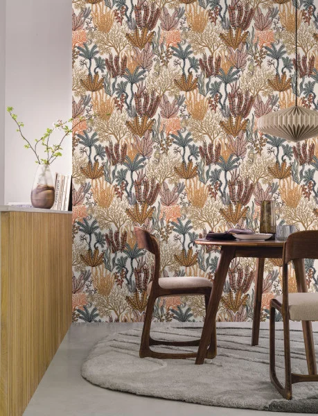 Casamance tapeet Posidonie Terracotta