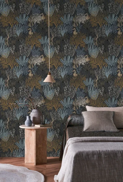 Casamance tapeet Posidonie Noir