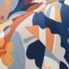 Casamance tapeet Plongeon Marine/Terracotta