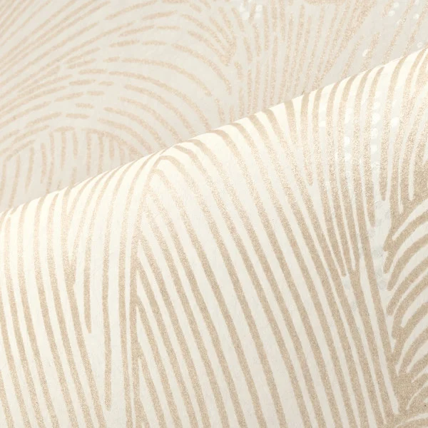 Casamance tapeet Marée Haute Blanc/Doré