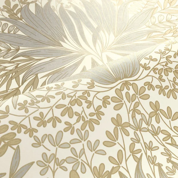 Casamance tapeet Chardon Blanc/Doré