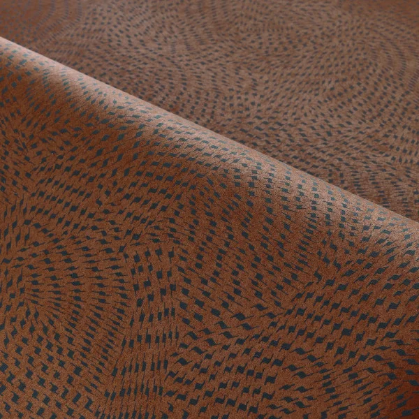 Casamance tapeet Passy Terracotta/Noir