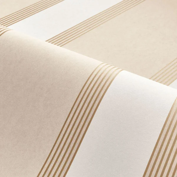 Casamance tapeet Auteuil Blanc/Doré