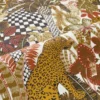 Casamance tapeet Belize Blanc/Kaki