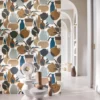 Casamance tapeet Vallauris Camel/Marine