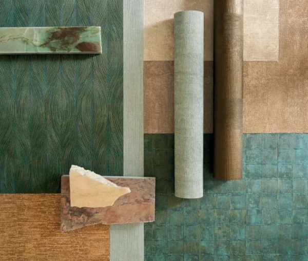 Casamance tapeet Faenza Jaune D'Or