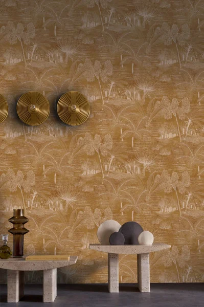Casamance tapeet Baharia Ambre