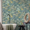 Casamance tapeet Alba Noir/Grenat