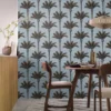 Casamance tapeet Atlas Pierre Bleue