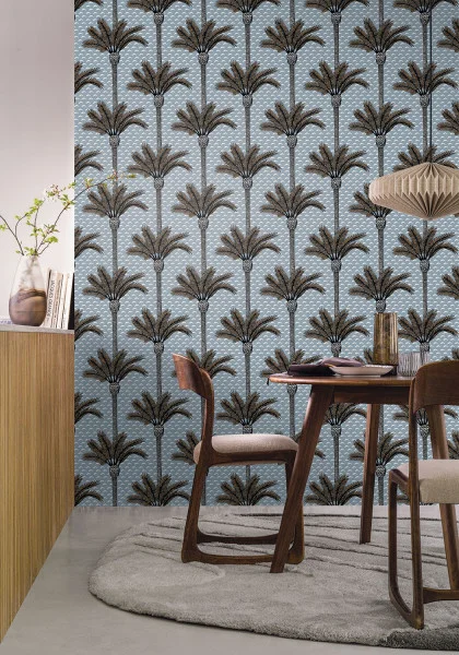Casamance tapeet Atlas Pierre Bleue