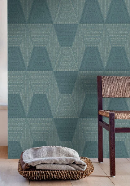Casamance tapeet Daia Vert Imperial