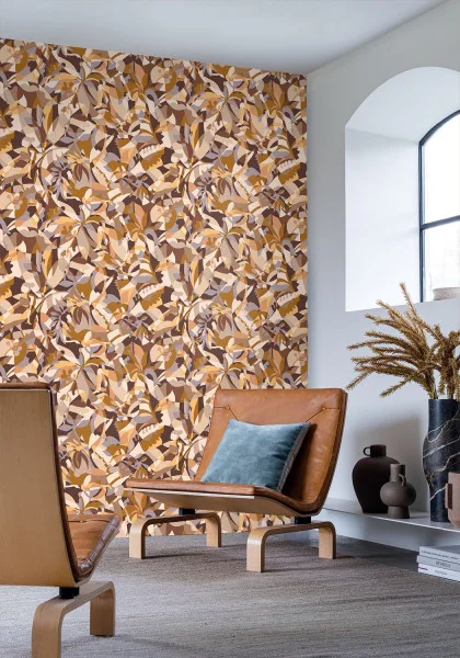 Casamance tapeet Plongeon Ocre/Nude