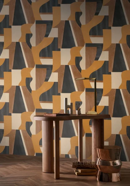 Casamance tapeet Gino Cognac
