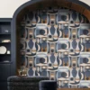 Casamance tapeet Auguste Marine