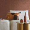 Casamance tapeet Passy Terracotta/Noir
