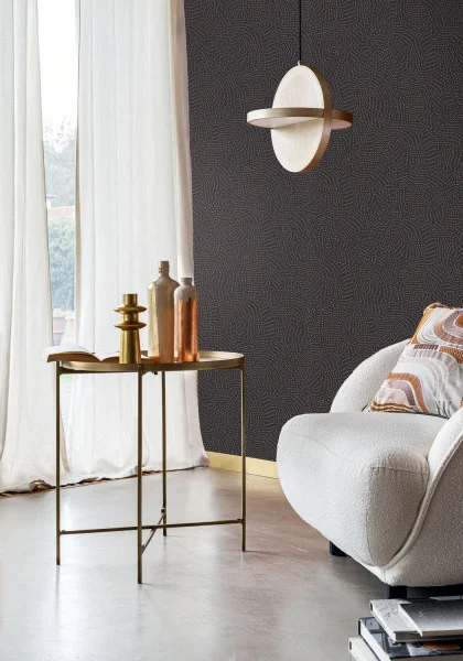 Casamance tapeet Passy Noir/Camel