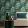 Casamance tapeet Marakanda Anthracite/Grenat