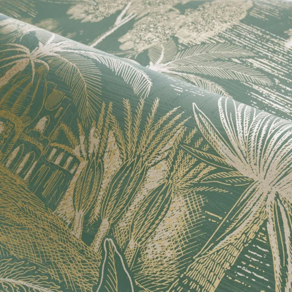 Casamance tapeet Baharia Blanc/Doré