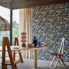 Casamance tapeet Tehuana Marine/Ocre