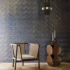 Casamance tapeet Songket Grège/Doré