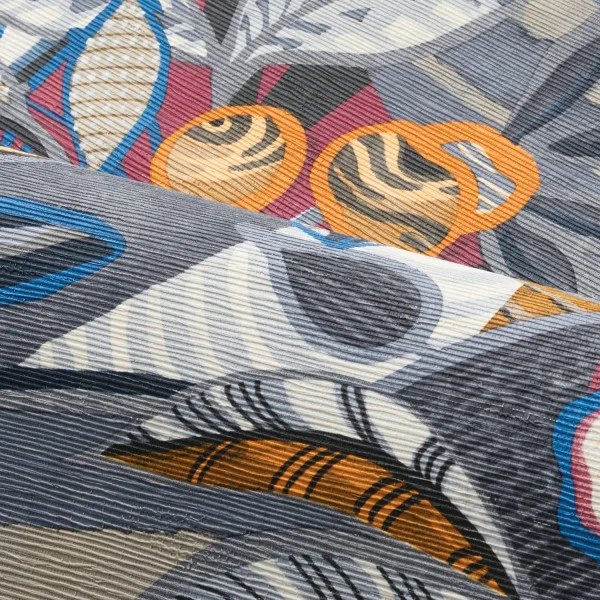 Casamance tapeet Tehuana Marine/Ocre