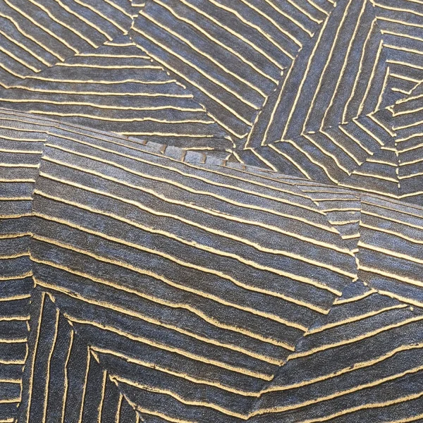 Casamance tapeet Lore Marine/Doré