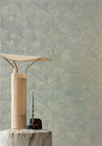 Casamance tapeet Songket Opaline/Doré