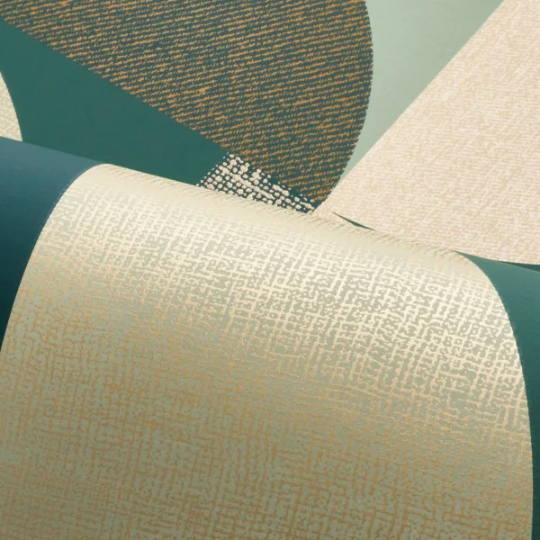 Casamance tapeet Barillet Émeraude/Beige