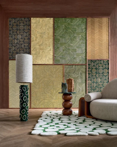 Casamance tapeet Intarsia Paille
