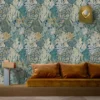 Casamance tapeet Borromee Vert Clair/Anthracite