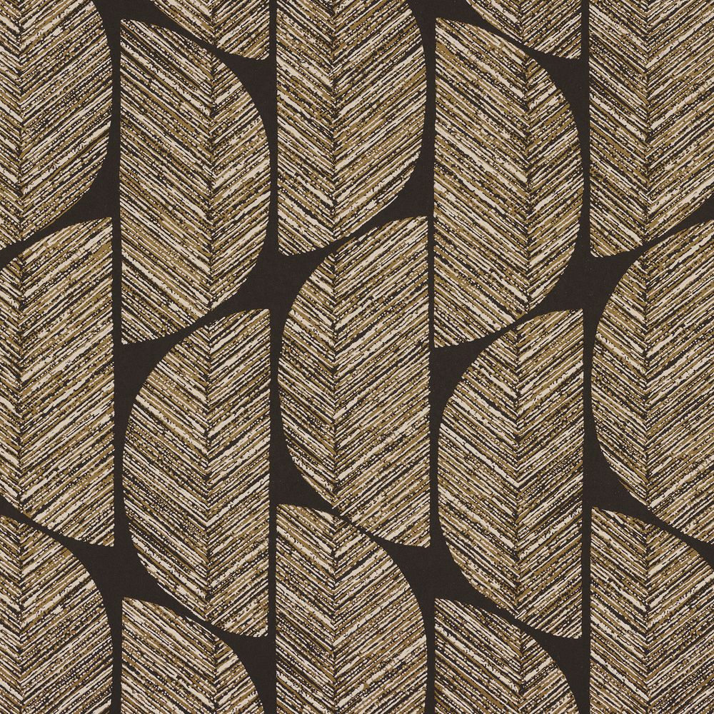 Casamance tapeet Abelia Noir/Dore