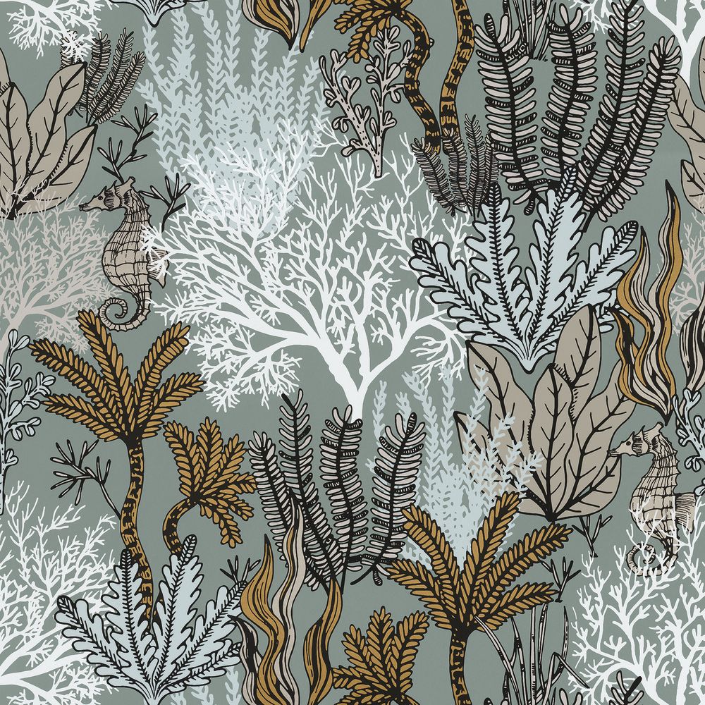 Casamance tapeet Posidonie Celadon
