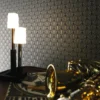 Casamance tapeet Stein Anthracite