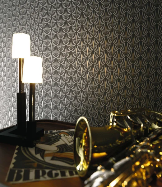 Casamance tapeet Stein Anthracite