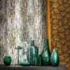 Casamance tapeet Ginkgo Craie