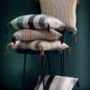 Casamance tapeet Graphite Neige Poudree
