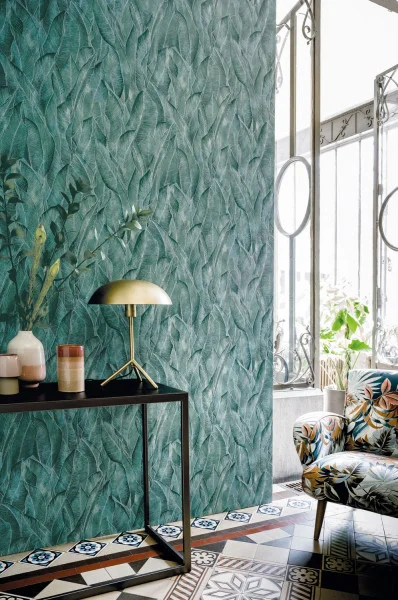 Casamance tapeet Amazone Acier