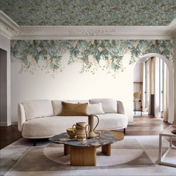 casamance tapeet solandra ivoire/céladon casamance tapeet solandra ivoire/céladon