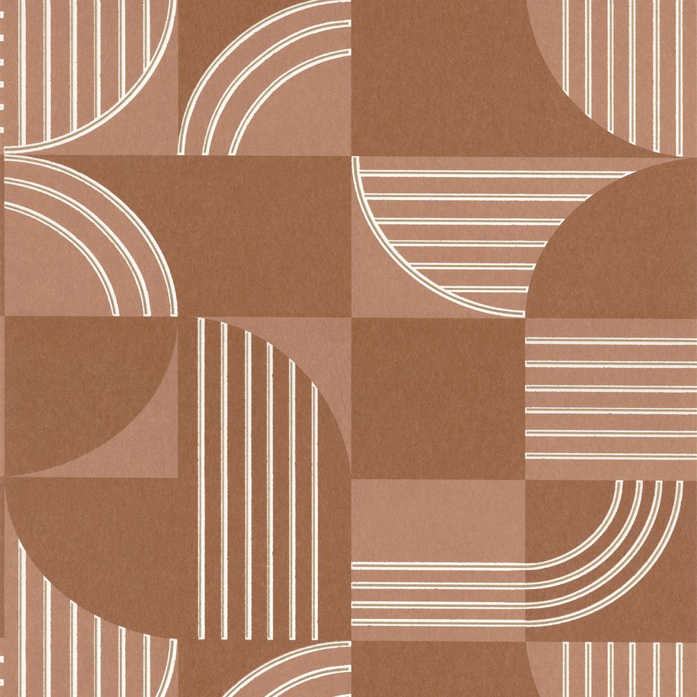 Casamance tapeet Années 30 Terracotta