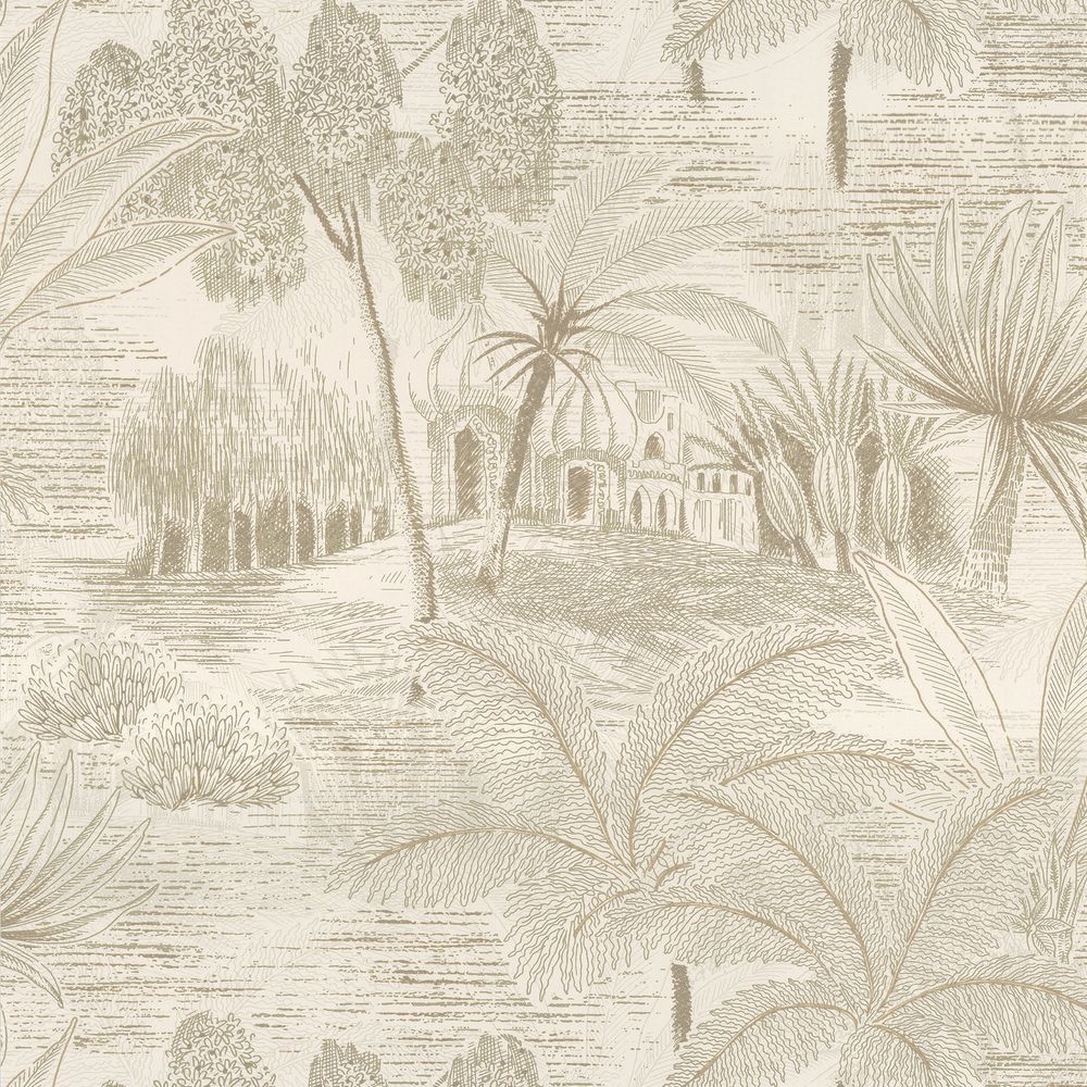 Casamance tapeet Baharia Blanc/Doré
