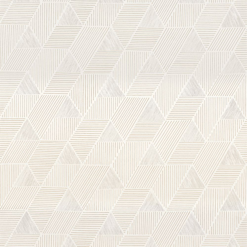 Casamance tapeet Méroé Blanc/Doré