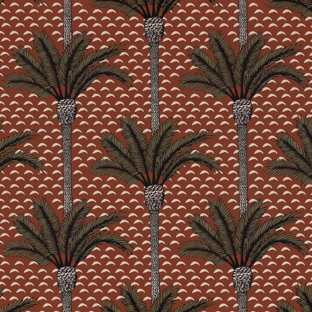 Casamance tapeet Atlas Terracotta