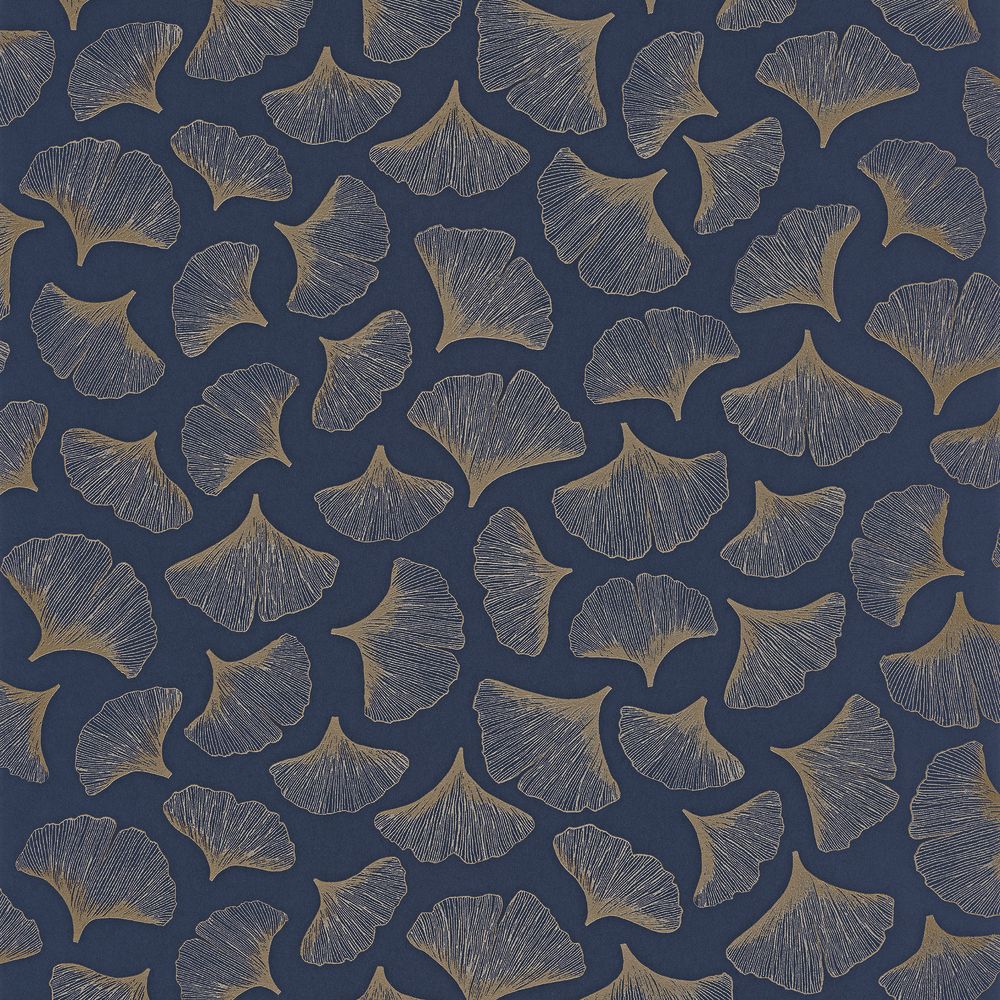 Casamance tapeet Ginkgo Marine