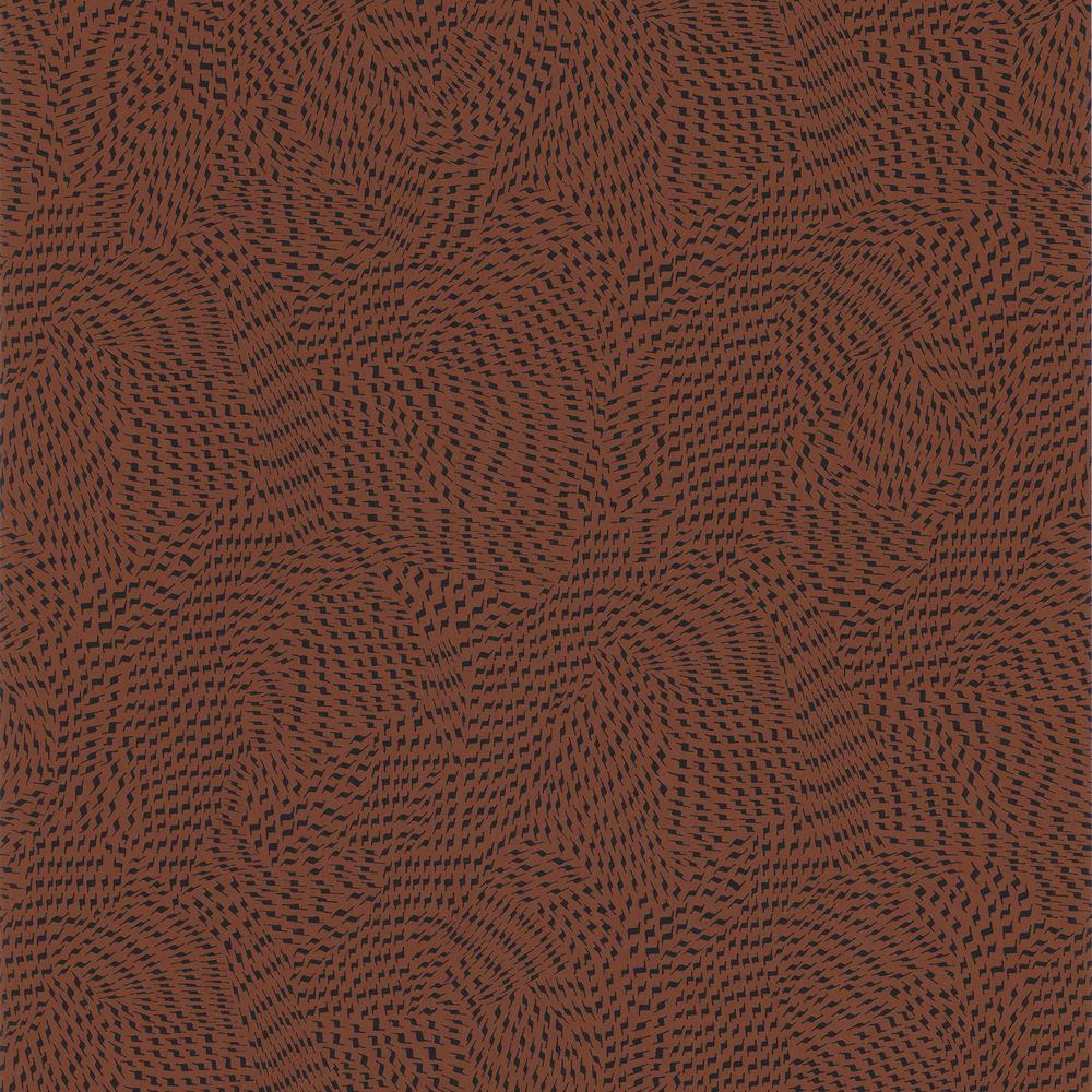 Casamance tapeet Passy Terracotta/Noir
