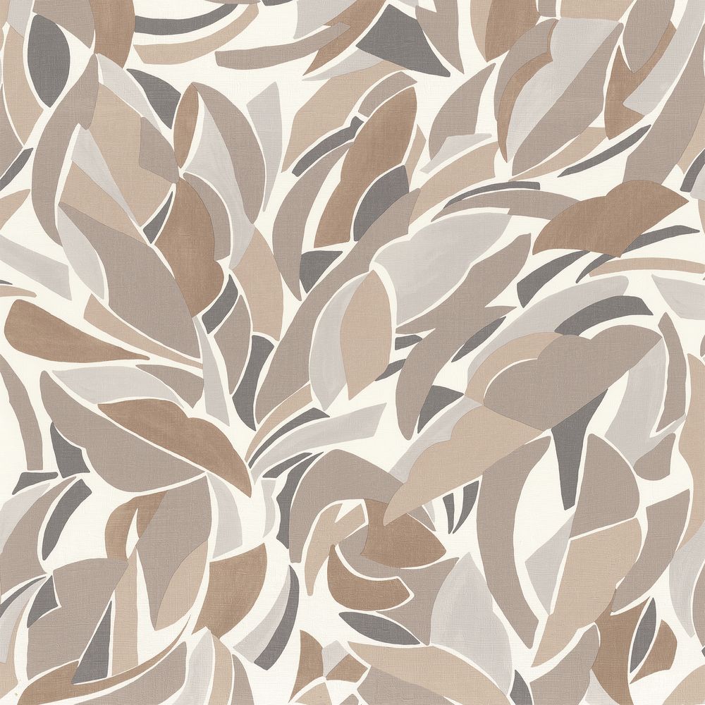 Casamance tapeet Collage Blanc/Sable