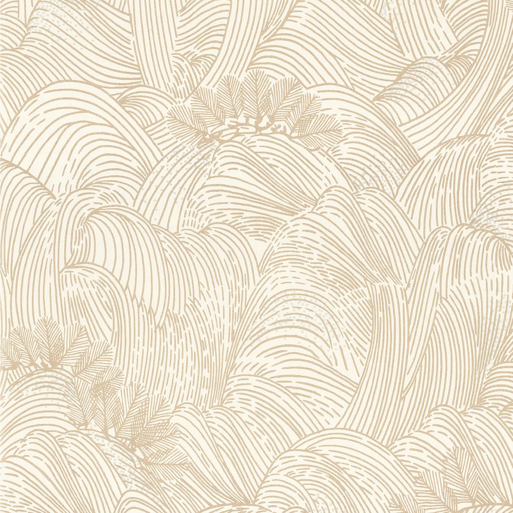 Casamance tapeet Marée Haute Blanc/Doré