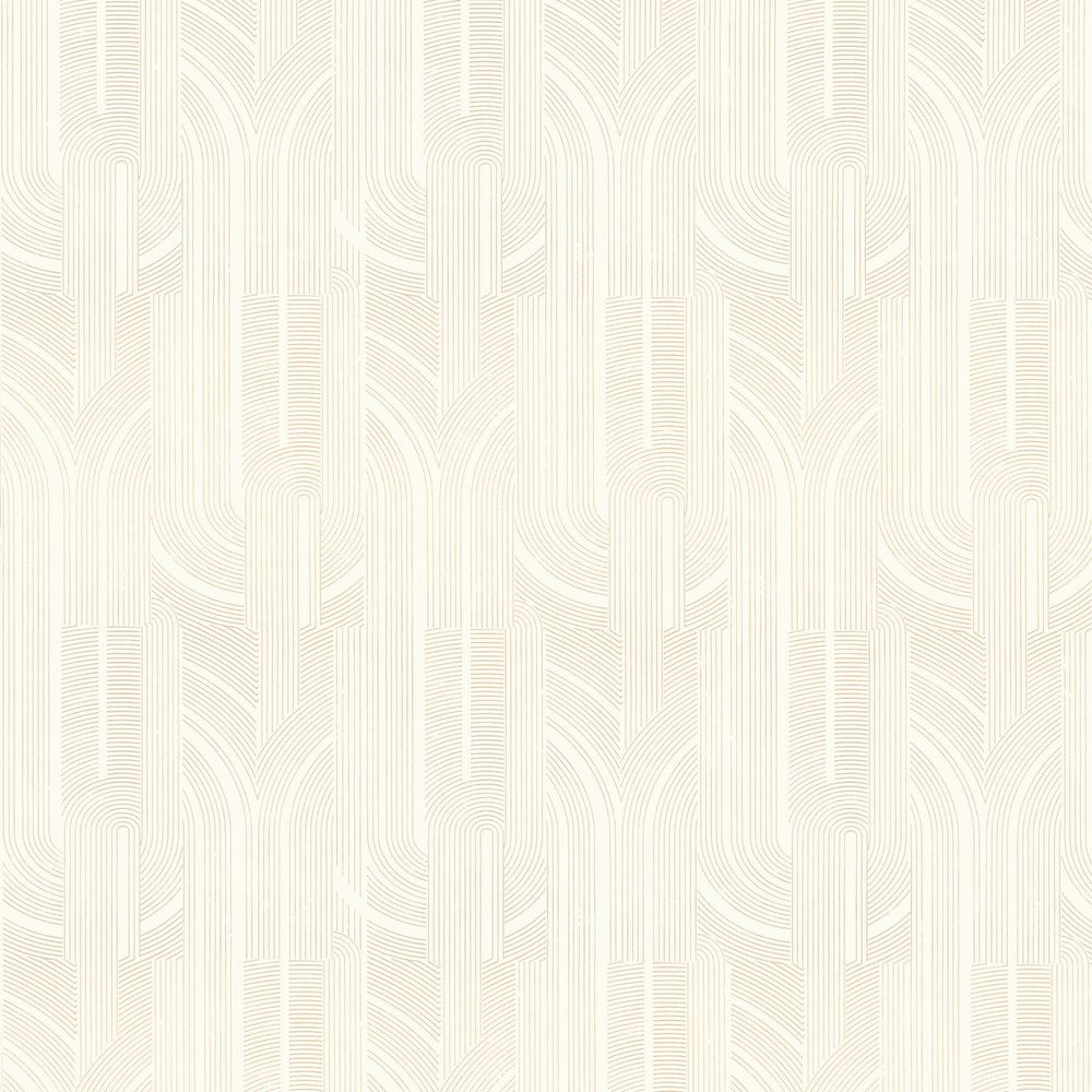 Casamance tapeet Porte Dorée Blanc/Doré