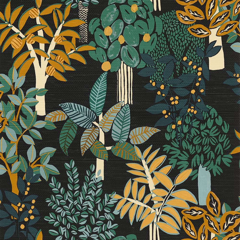 Casamance tapeet Peradeniya Noir/Multico